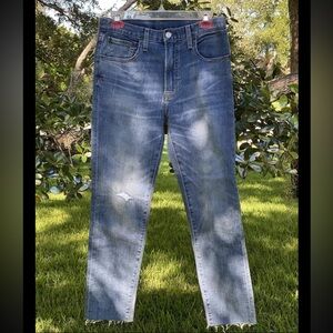 FRYE Jeans Misses Size 29 Blue Denim Skinny Leg Medium Wash